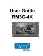 osprey video RM3G-4K User Manual preview