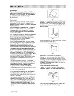 Preview for 5 page of Osprey 125FE Operating And Installation Instructions