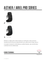 Preview for 1 page of Osprey AETHER PRO 70 Owner'S Manual