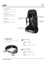 Предварительный просмотр 4 страницы Osprey AETHER PRO 70 Owner'S Manual