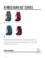 Osprey ATMOS AG 50 Owner'S Manual preview
