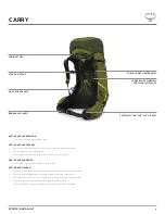 Preview for 4 page of Osprey AURA AG LT Series Owner'S Manual