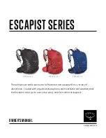 Osprey ESCAPIST Series Owner'S Manual preview