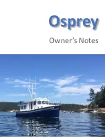 Предварительный просмотр 1 страницы Osprey Nordic Tug 37 Owners’ Notes