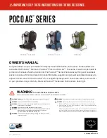 Preview for 1 page of Osprey POCO AG Manual