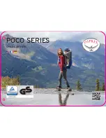 Osprey POCO SERIES Owner'S Manual предпросмотр