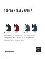 Предварительный просмотр 1 страницы Osprey RAPTOR 14 Owner'S Manual