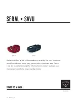 Предварительный просмотр 1 страницы Osprey SERAL Owner'S Manual