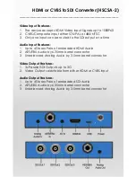 Предварительный просмотр 5 страницы Osprey SHCSA-2 Quick Start Manual