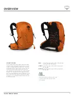 Preview for 2 page of Osprey TALON 11 Owner'S Manual