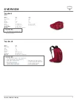 Preview for 5 page of Osprey TALON 11 Owner'S Manual