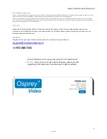 Preview for 2 page of Osprey Talon G1 User Manual
