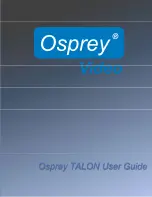 Osprey Talon G1H model AH-E23 User Manual preview