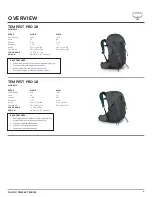 Preview for 4 page of Osprey TALON TEMPEST PRO 30 Owner'S Manual