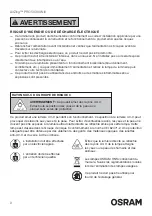 Preview for 9 page of Osram 55028 Installation And Safety Manual