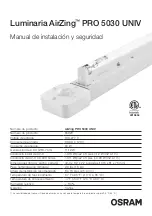 Preview for 13 page of Osram 55028 Installation And Safety Manual