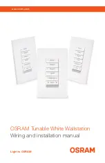 Preview for 1 page of Osram 58289 Wiring And Installation Manual