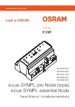 Предварительный просмотр 1 страницы Osram AM255360031 Setup Manual