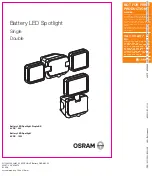 Osram Battery LED Spotlight Single BK Manual preview