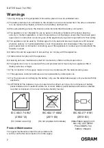 Preview for 2 page of Osram BATTERYstart 700 PRO Manual