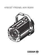 Preview for 1 page of Osram kreios fresnel User Manual