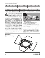 Preview for 18 page of Osram kreios fresnel User Manual