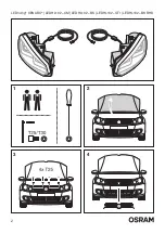 Предварительный просмотр 2 страницы Osram LEDriving XENARC LEDHL102-BK Manual