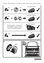 Предварительный просмотр 7 страницы Osram LEDriving XENARC LEDHL102-BK Manual