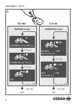 Предварительный просмотр 4 страницы Osram LEDsBIKE FX70 Manual