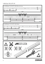 Предварительный просмотр 2 страницы Osram LINEARlight FLEX DIFFUSE SIDE Monochrome Mounting Manual
