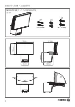 Предварительный просмотр 3 страницы Osram NOXLITE LED HP FLOODLIGHT II Manual
