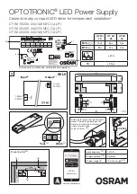 Предварительный просмотр 1 страницы Osram OPTOTRONIC OT Wi 15 Manual