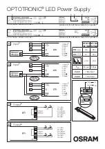 Preview for 1 page of Osram OPTOTRONIC OTi DX 100 IND Manual