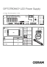 Preview for 1 page of Osram OPTOTRONIC Quick Start Manual