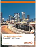 Osram PrevaLED SKY Technical Application Manual preview