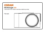 Предварительный просмотр 55 страницы Osram ROADsight 20 Manual