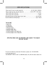 Preview for 18 page of Osram Sylvania SB378W Instruction Manual