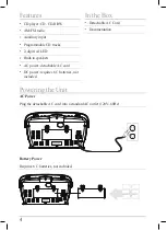 Preview for 4 page of Osram Sylvania SRCD212 Instruction Manual