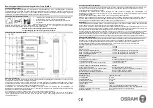 Предварительный просмотр 1 страницы Osram Touch DIM RC Operating Instructions