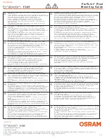 Preview for 6 page of Osram traxon e cue ProPoint Pixel Series Mounting Manual