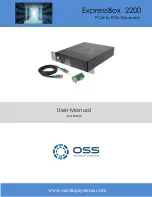 OSS ExpressBox 2200 User Manual предпросмотр