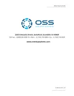 Preview for 29 page of OSS OSS-BP-419 Installation Manual