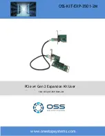 OSS OSS-KIT-EXP-3501-2M User Manual preview