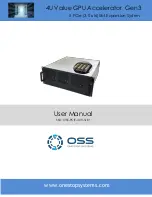 Preview for 1 page of OSS OSS-PCIE-4UV-5slot User Manual