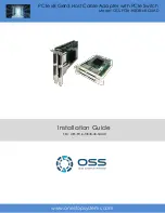 Предварительный просмотр 1 страницы OSS OSS-PCIe-HIB38-x8-QUAD Installation Manual