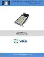 OSS OSS-PCIE4-ADPT-X16-M.2-2 User Manual preview