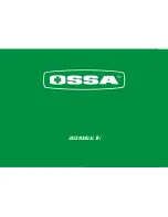 Preview for 1 page of Ossa TRi User Manual