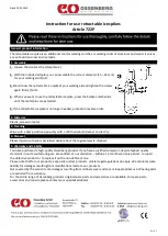 Предварительный просмотр 2 страницы Ossenberg 722P Instructions For Use