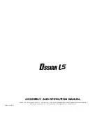 Preview for 60 page of Ossian LS Assembly And Operation Manual