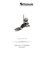 Ossur PRO-FLEX LP TORSION W/UNITY Instructions For Use Manual preview